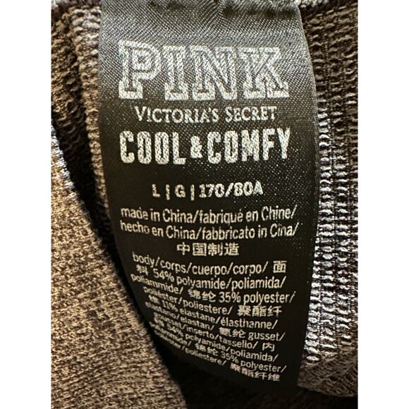 Victoria's Secret PINK Cool and Comfy Gray Ombre Leggings Size Large - Picture 4 of 5